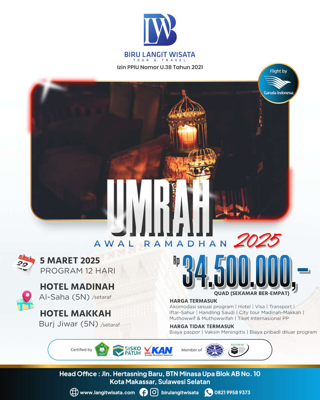 BLW Umrah Awal Ramadhan 2025