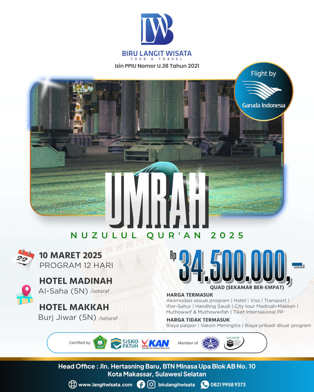 BLW Umrah Nuzulul Quran 2025